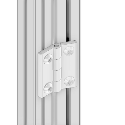 51-030-1 MODULAR SOLUTIONS ALUMINUM HINGE<br>45 BUTT W/HARDWARE